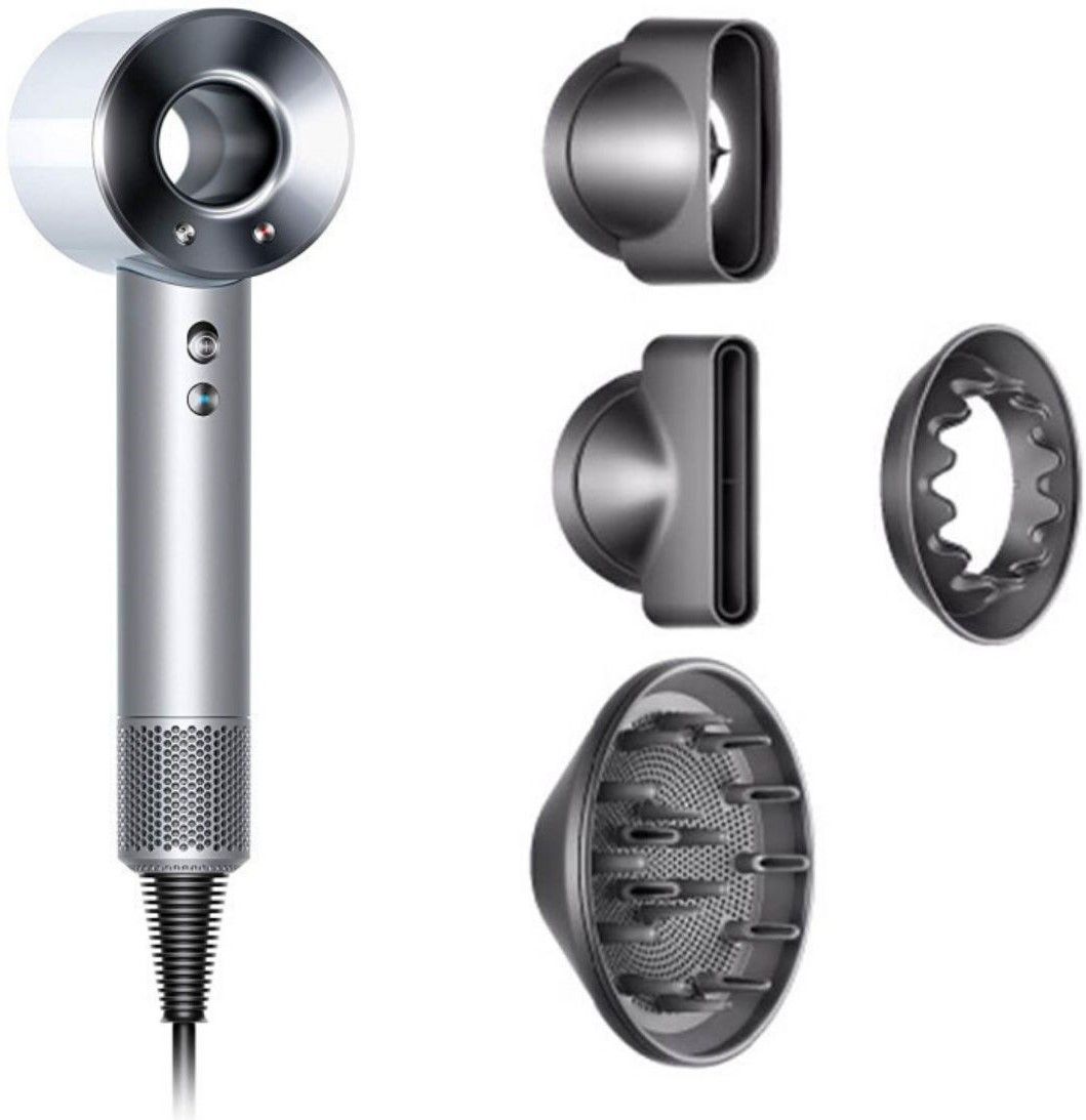 Dyson отличия. Фен Dyson hd03. Dyson Supersonic hd03. Фен Dyson Supersonic hd01. Фен Dyson Supersonic hd03 серый/розовый.